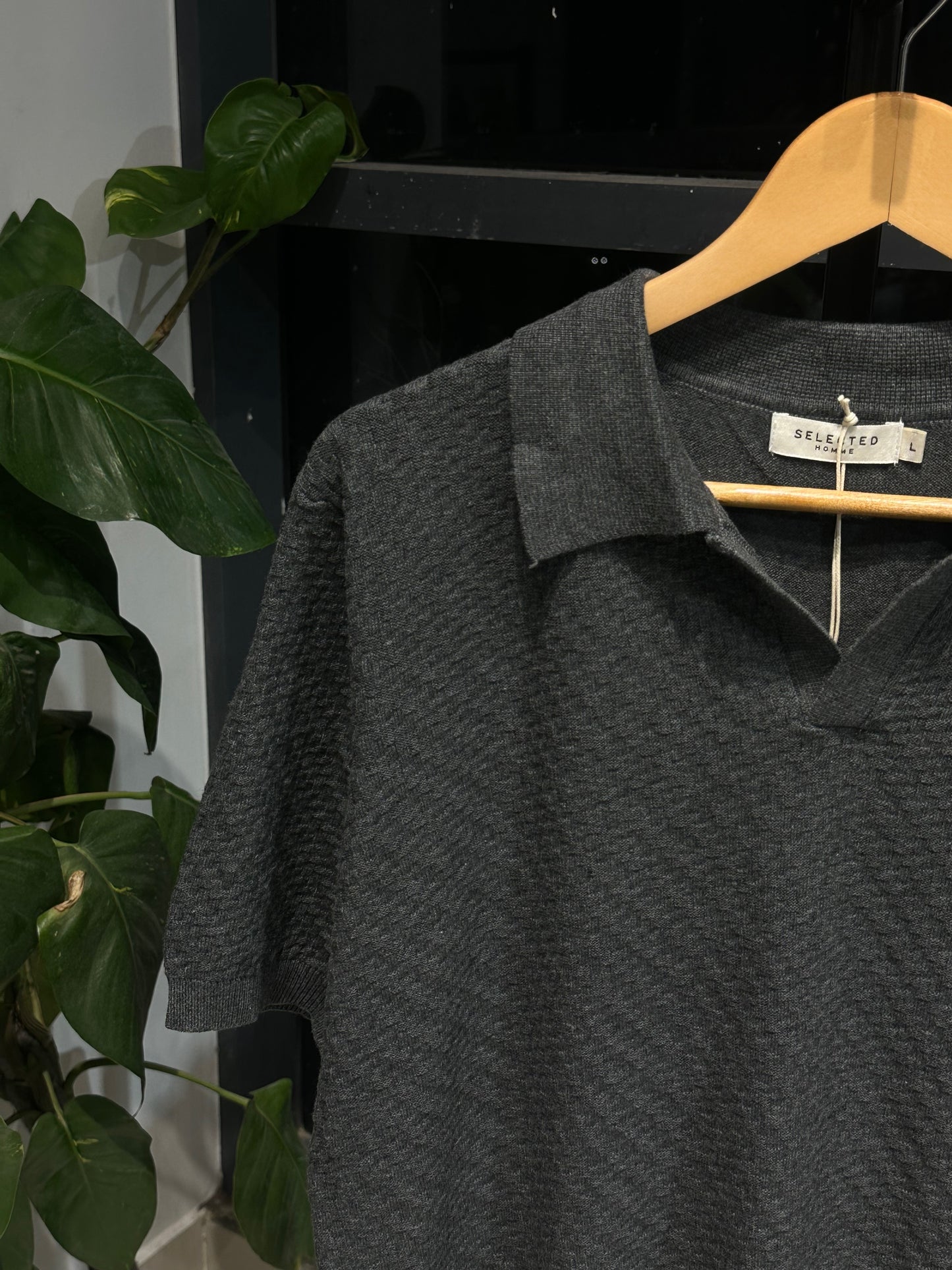 Cotton Craft Premium Knit Polo- Grey