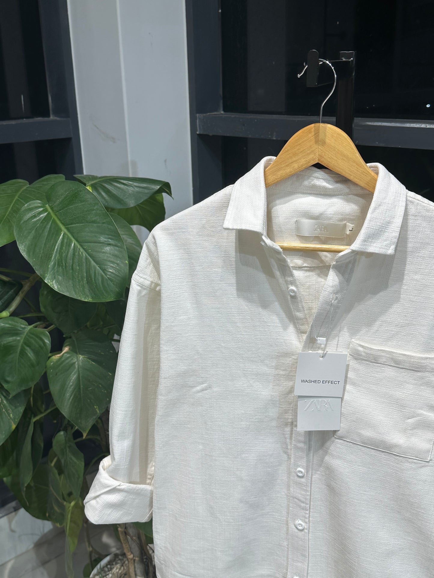 Urban Dropshoulder Shirt-Off-White