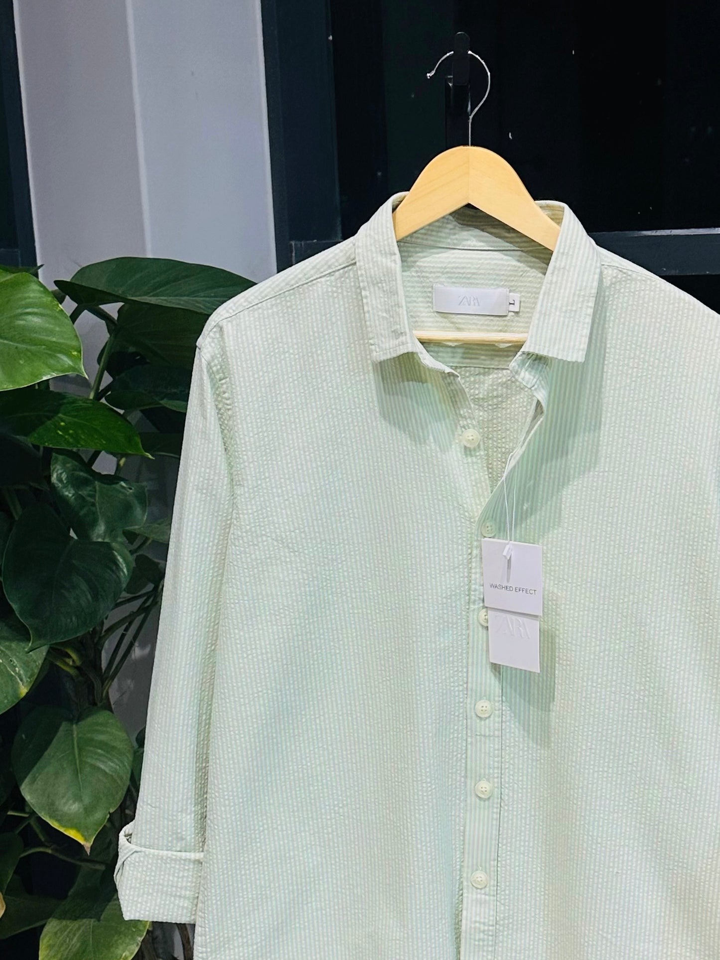 Urban Drift Boxy Shirt-mint green
