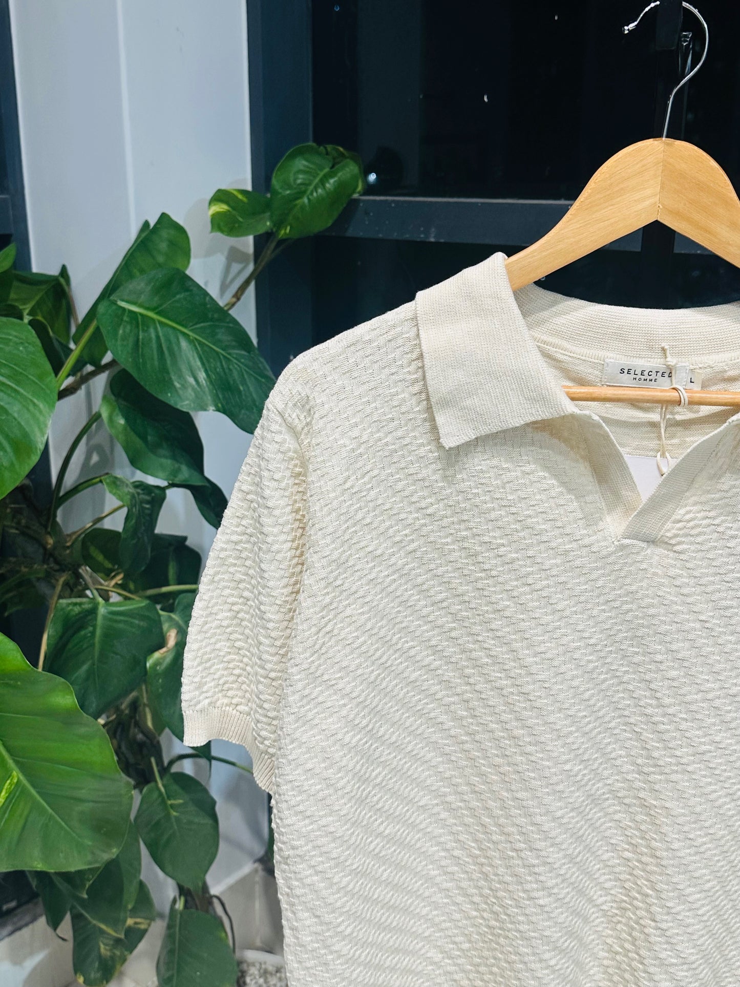 Cotton Craft Premium Knit Polo- Off-white