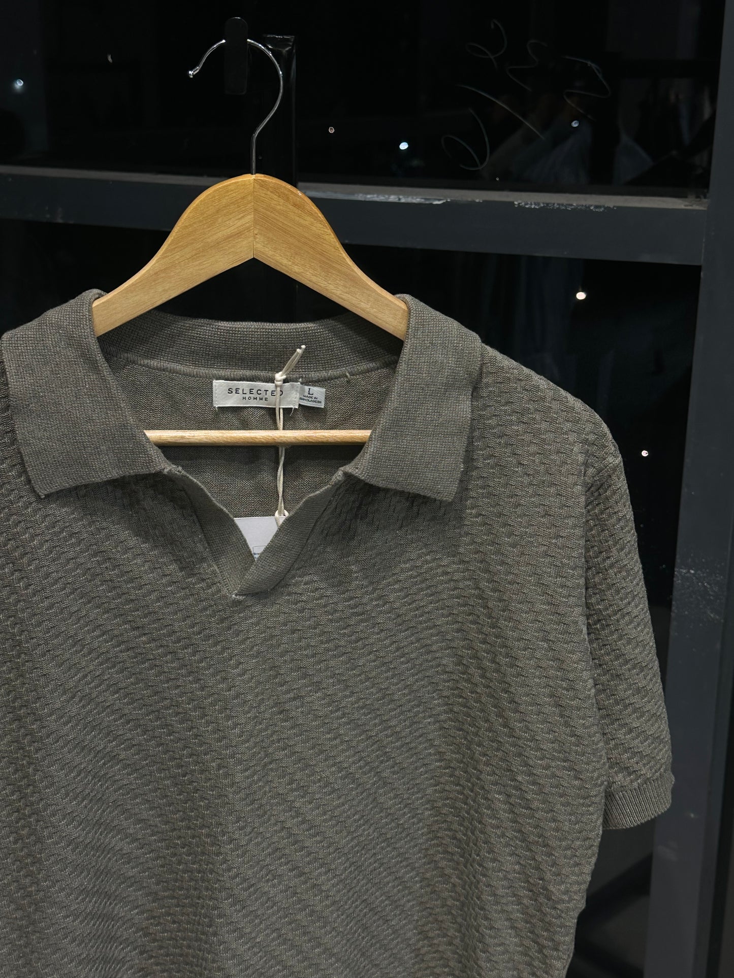 Cotton Craft Premium Knit Polo-Light Olive