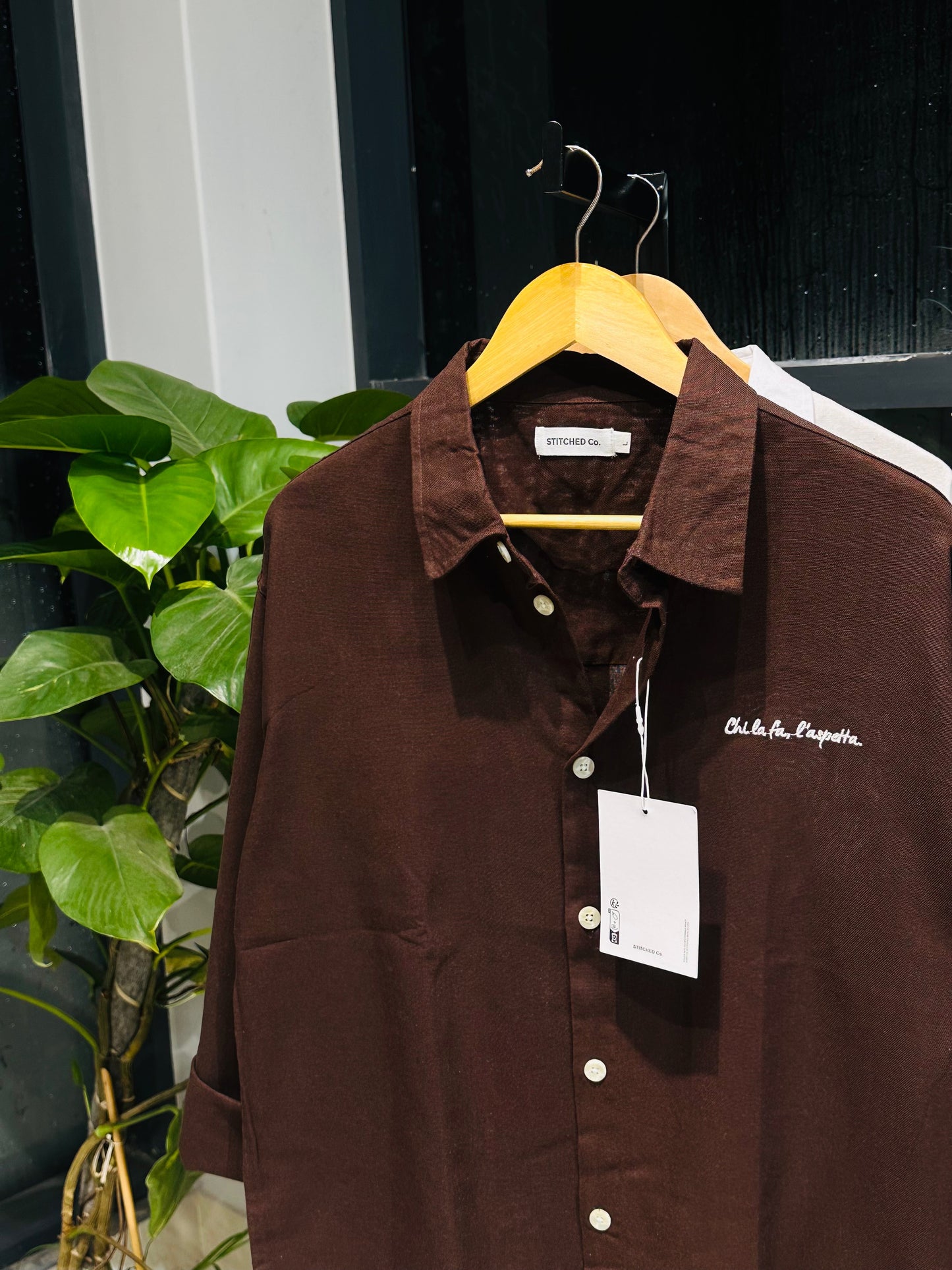 Oversized Shirt-Chocolate