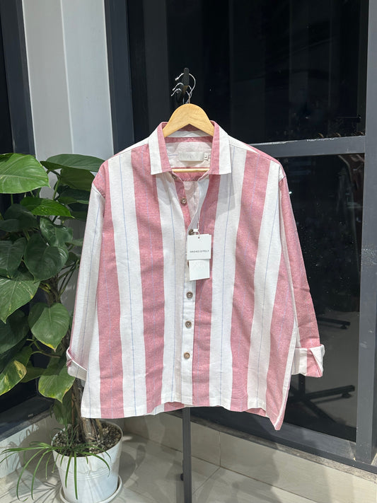 Urban Drift Boxy Shirt-dusty rose