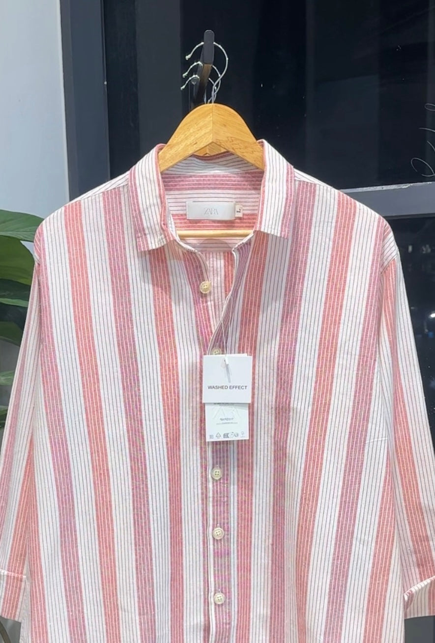 Urban Drift Boxy Shirt-Vintage Blush