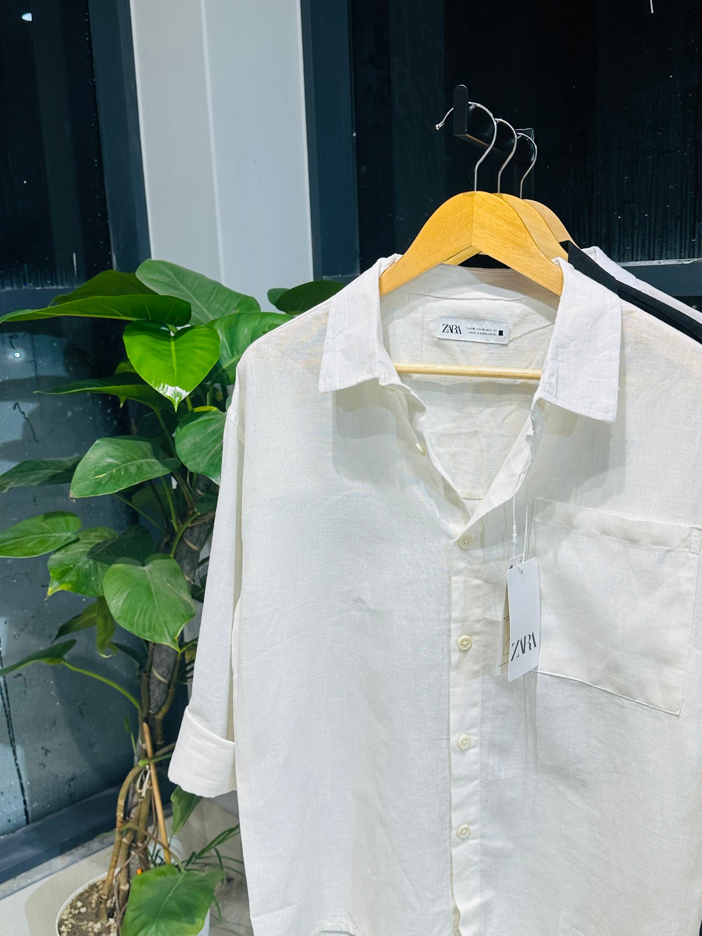 Relaxed Boxy Fit Over-Shirt - White.