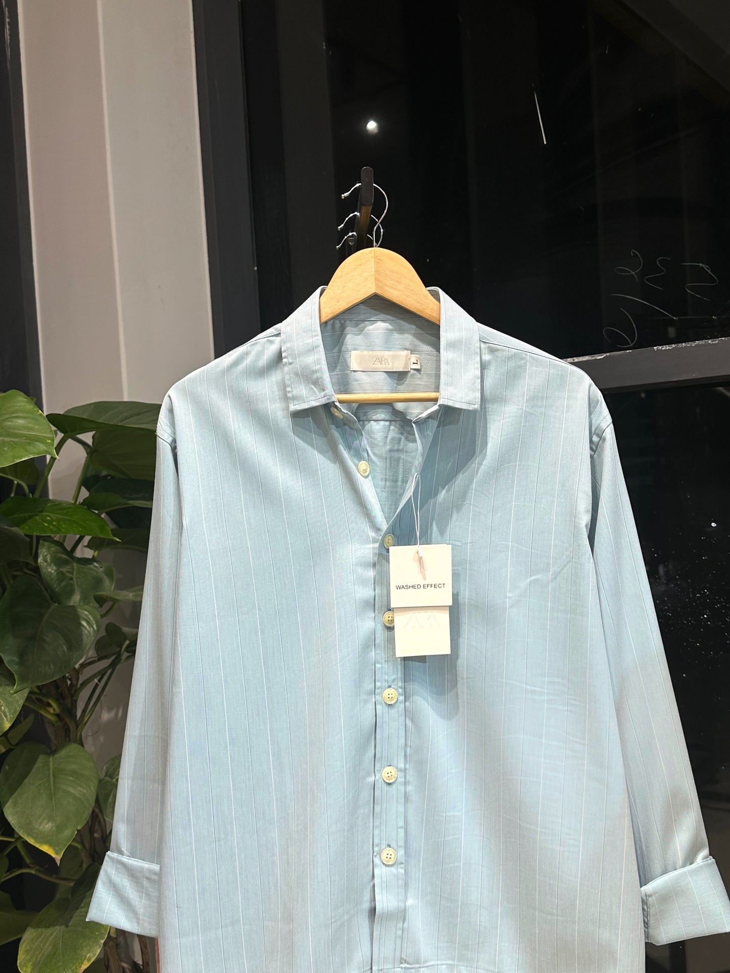 Urban Drift Boxy Shirt-Baby Blue