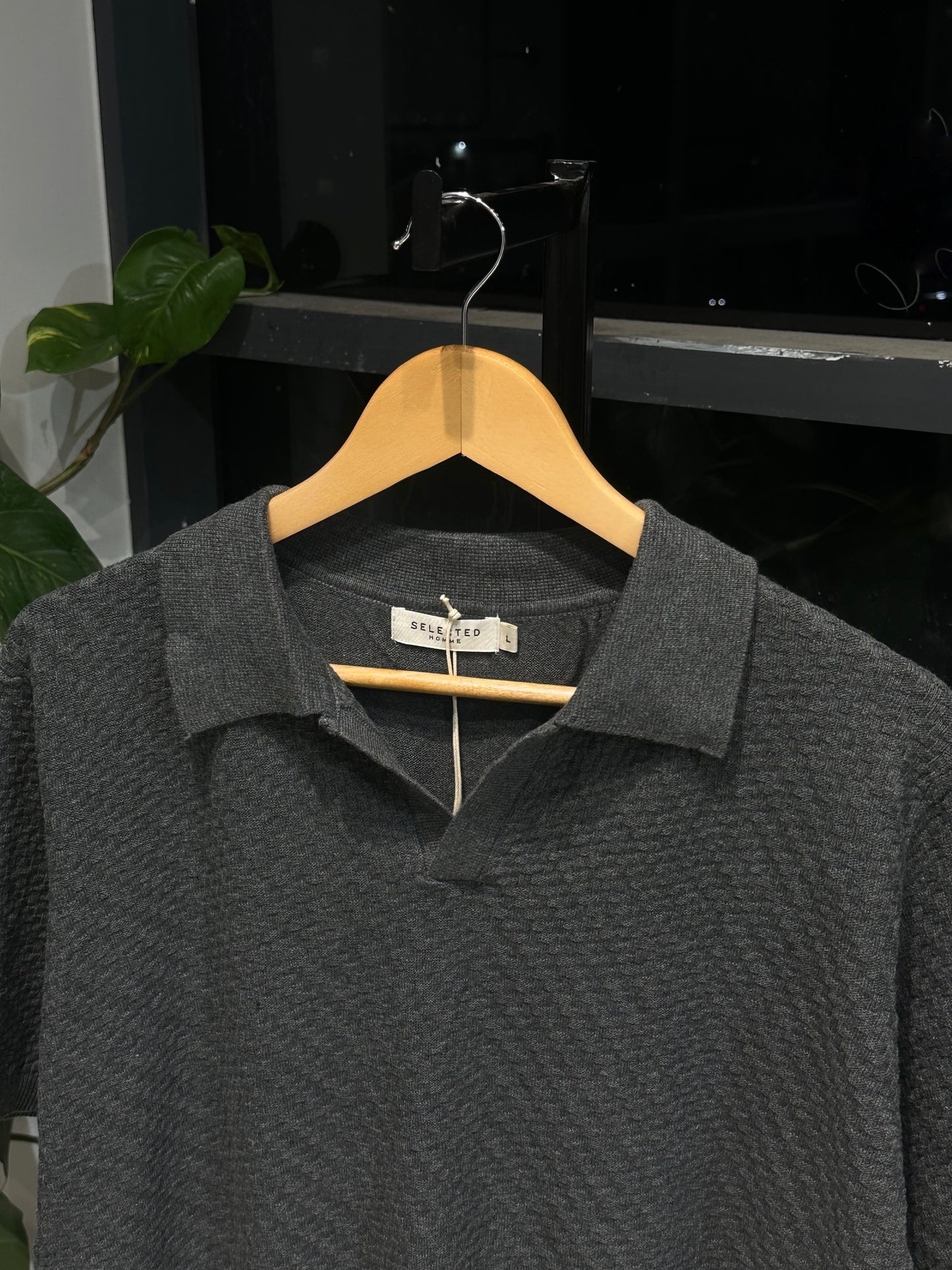 Cotton Craft Premium Knit Polo- Grey