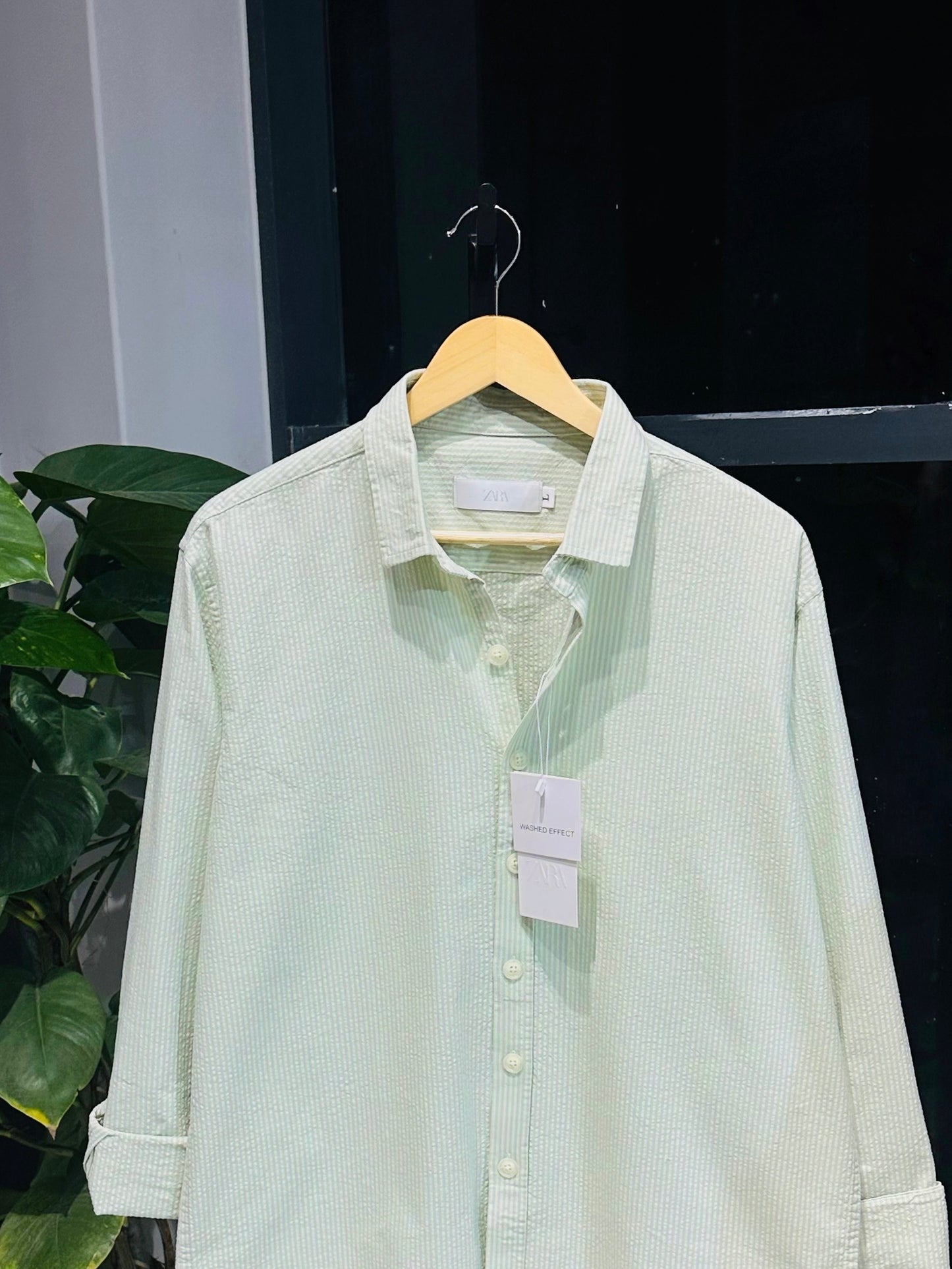 Urban Drift Boxy Shirt-mint green