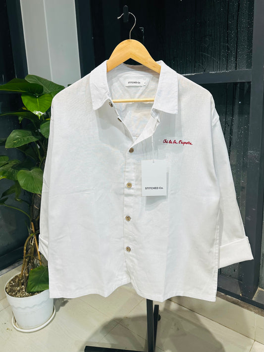 Oversized Shirt-White