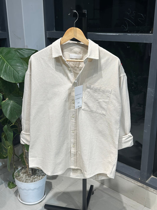 Urban Dropshoulder Shirt-Ecru