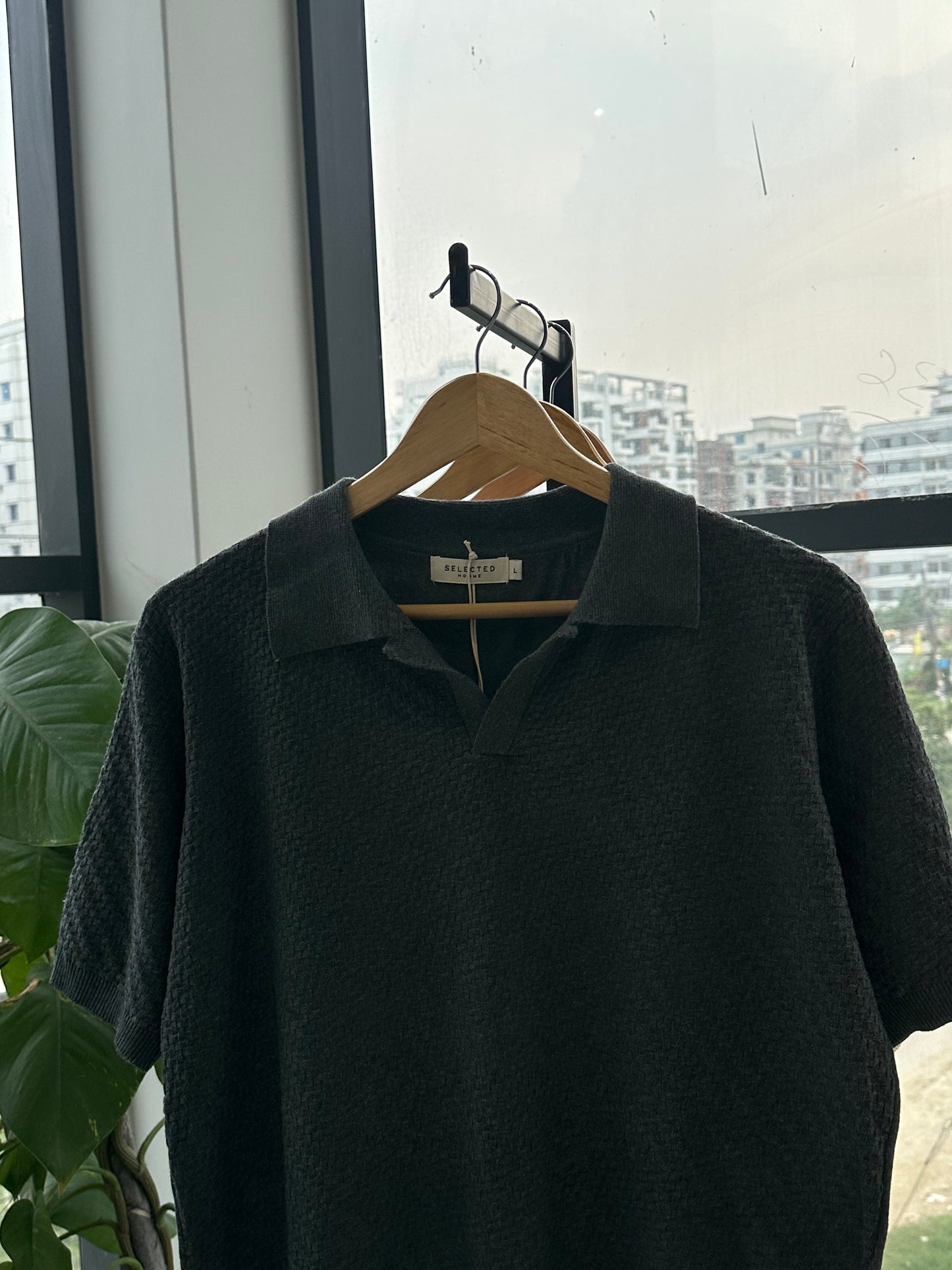 Cotton Craft Premium Knit Polo- Grey