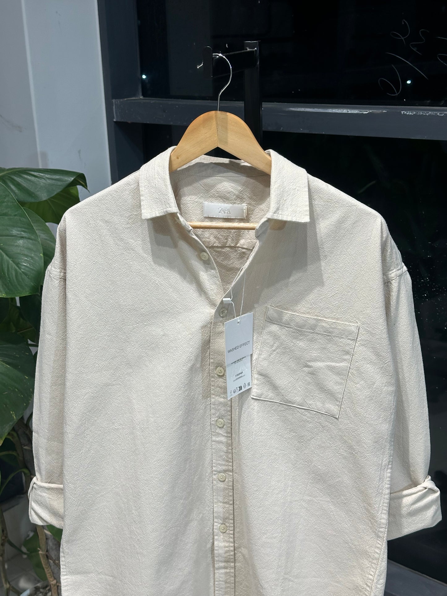 Urban Dropshoulder Shirt-Ecru