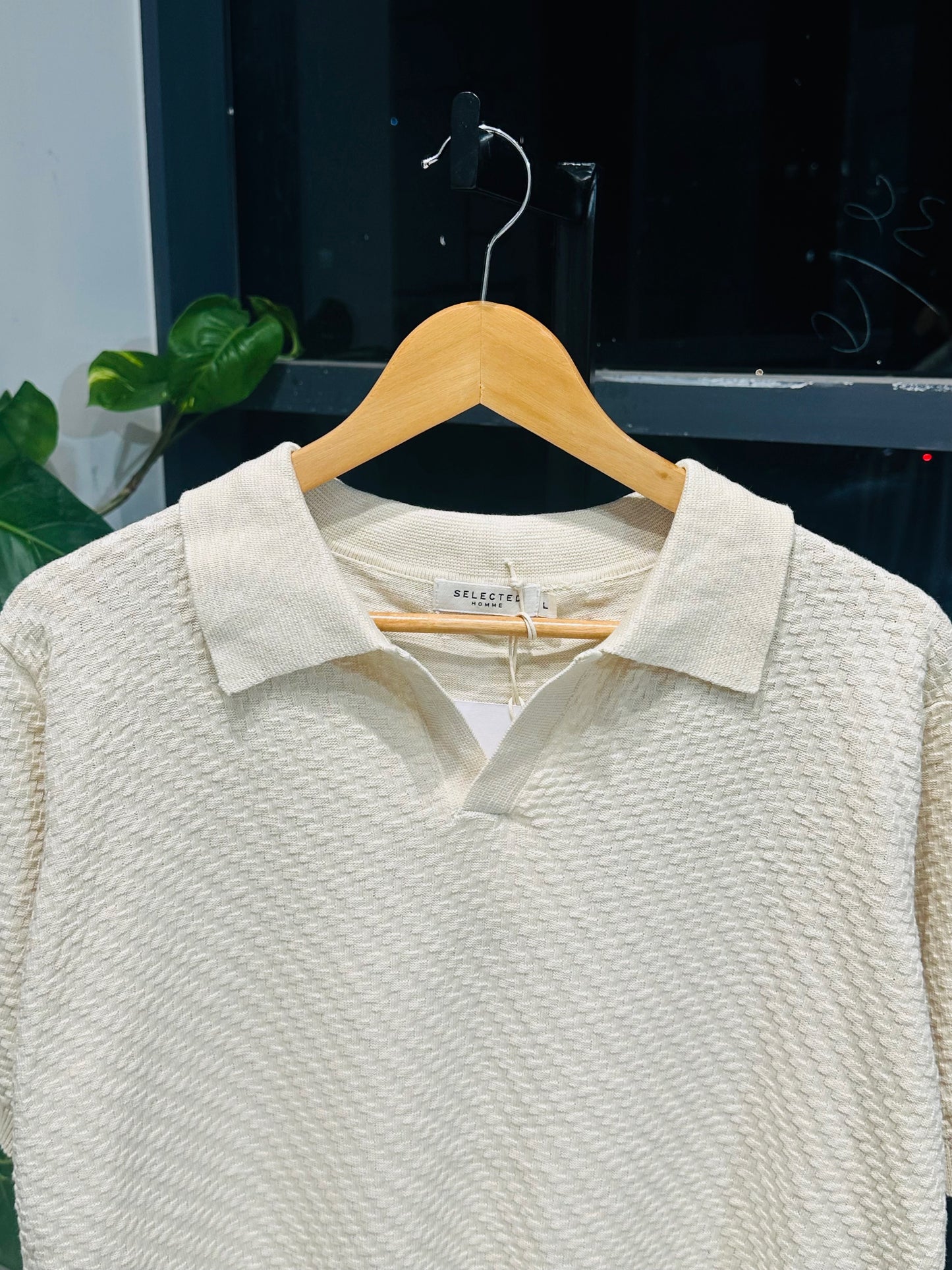 Cotton Craft Premium Knit Polo- Off-white