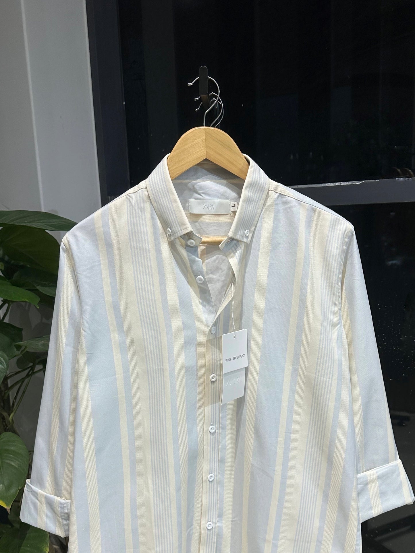 Gentle Stripe Shirt- Ice Blue