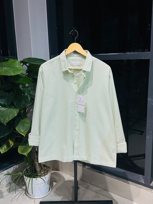 Urban Drift Boxy Shirt-mint green