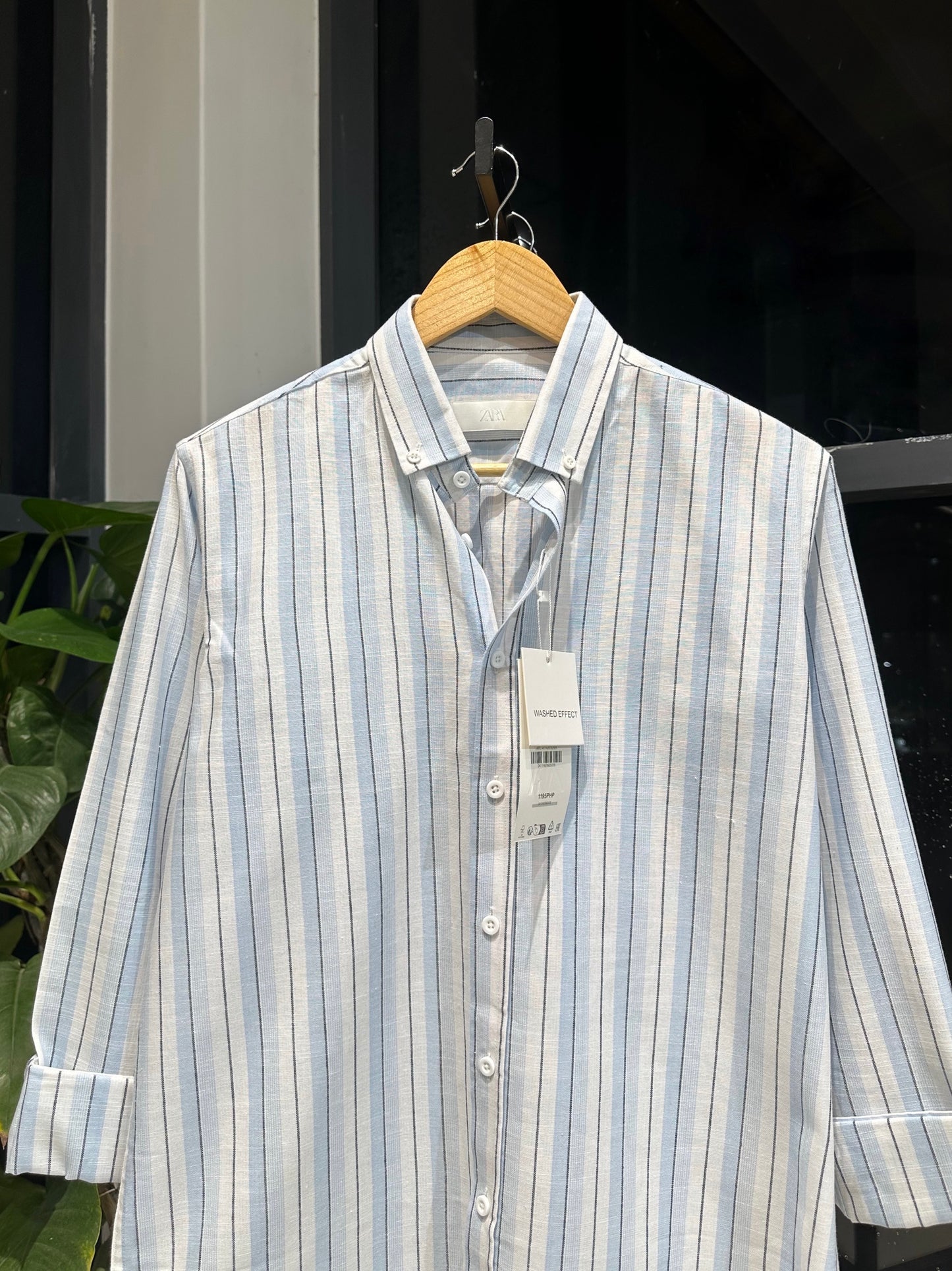 Gentle Stripe Shirt- Ocean Breeze Blue