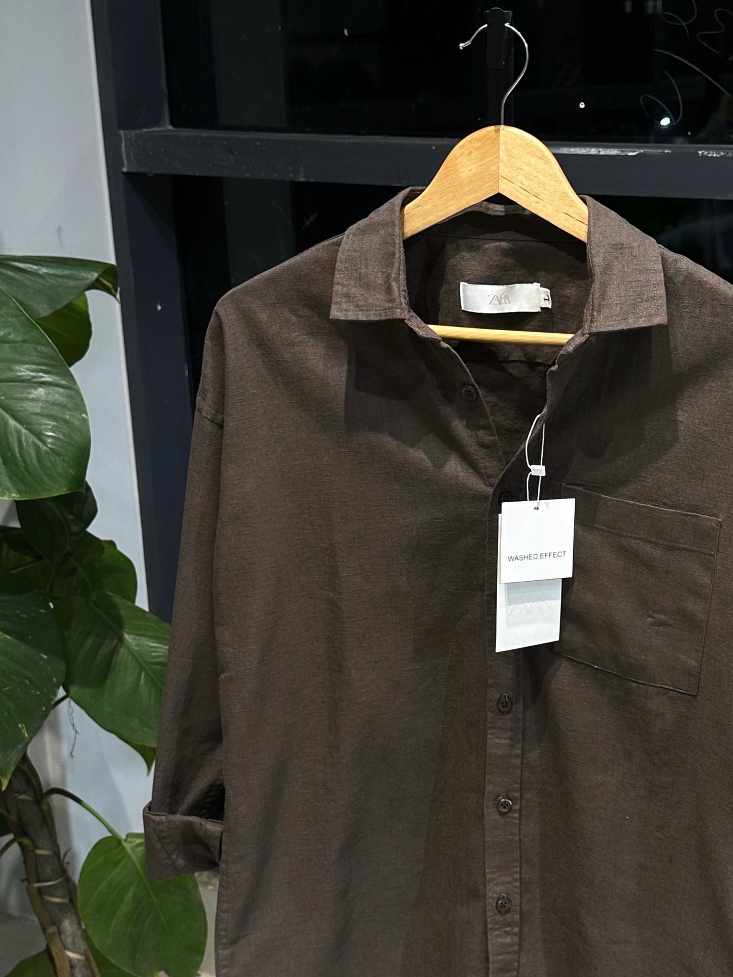 Urban Dropshoulder Shirt- Coffee Bean