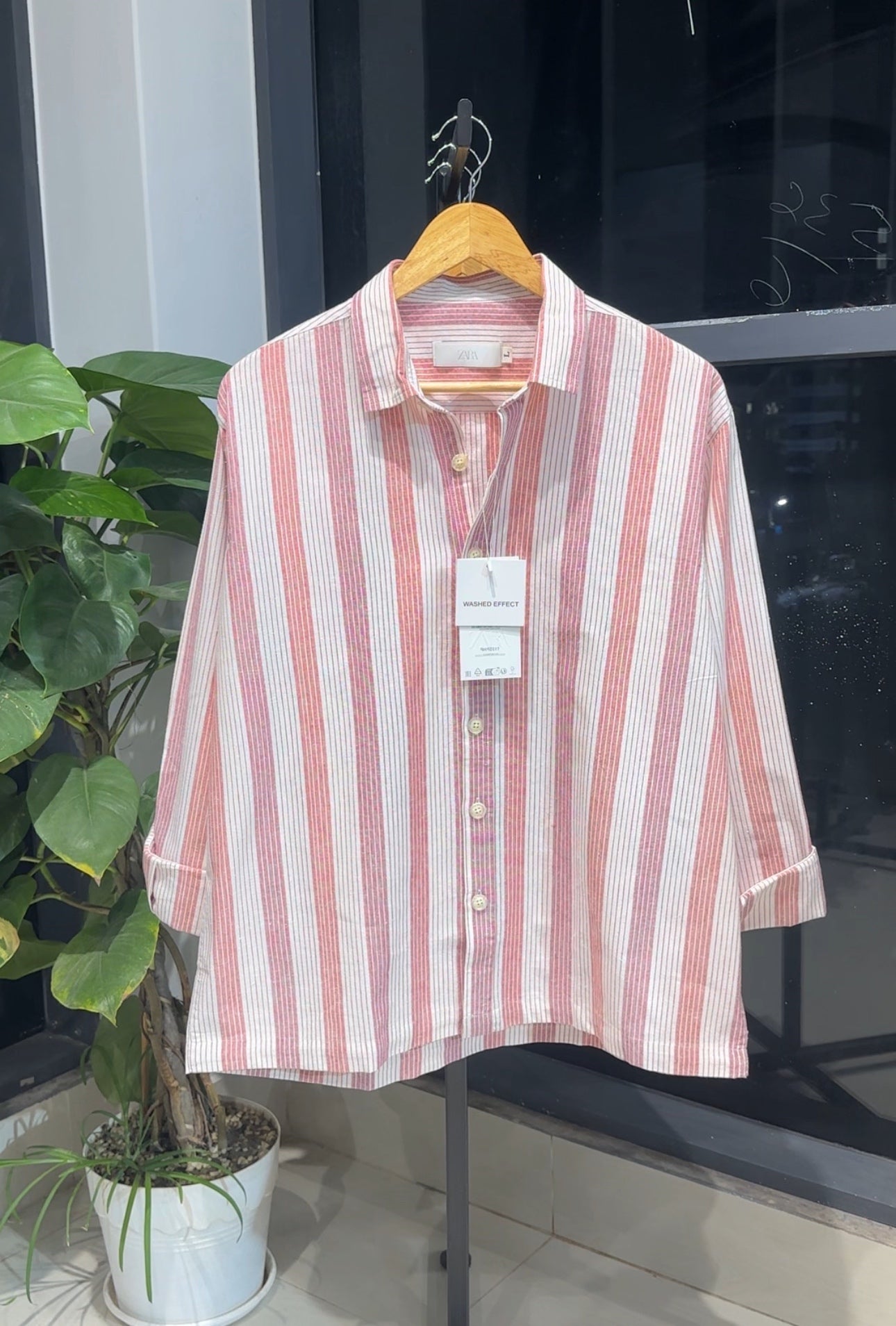 Urban Drift Boxy Shirt-Vintage Blush