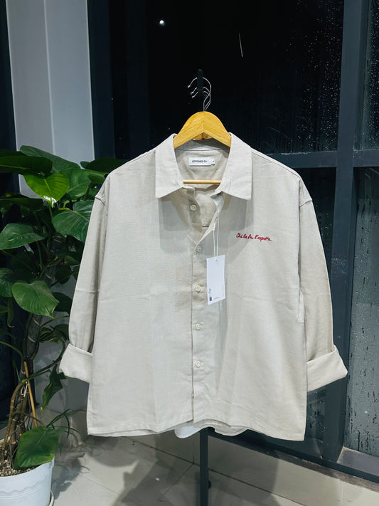 Oversized Shirt-Eclipse Off-White