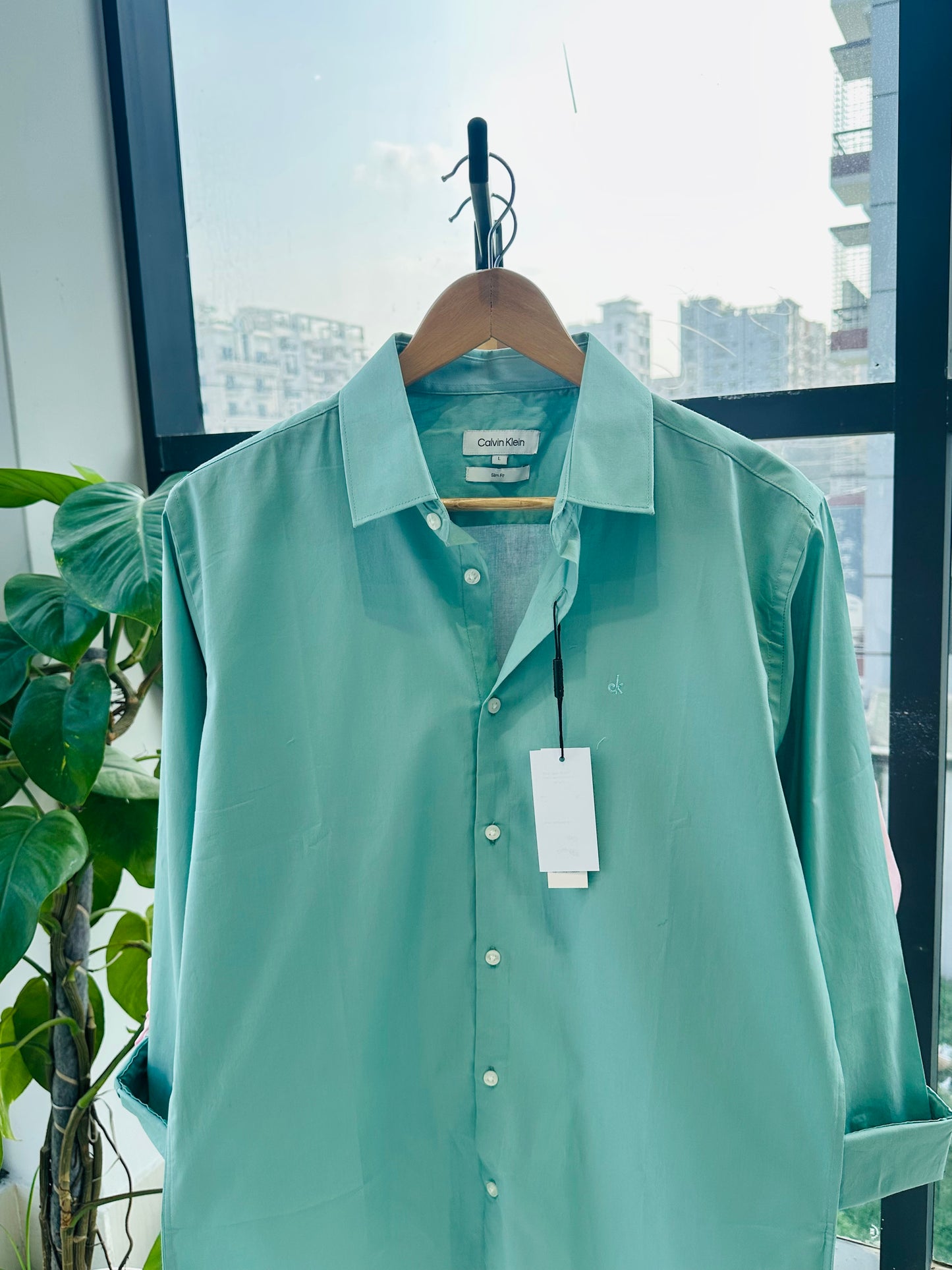 Classic Shirt-Mint Green
