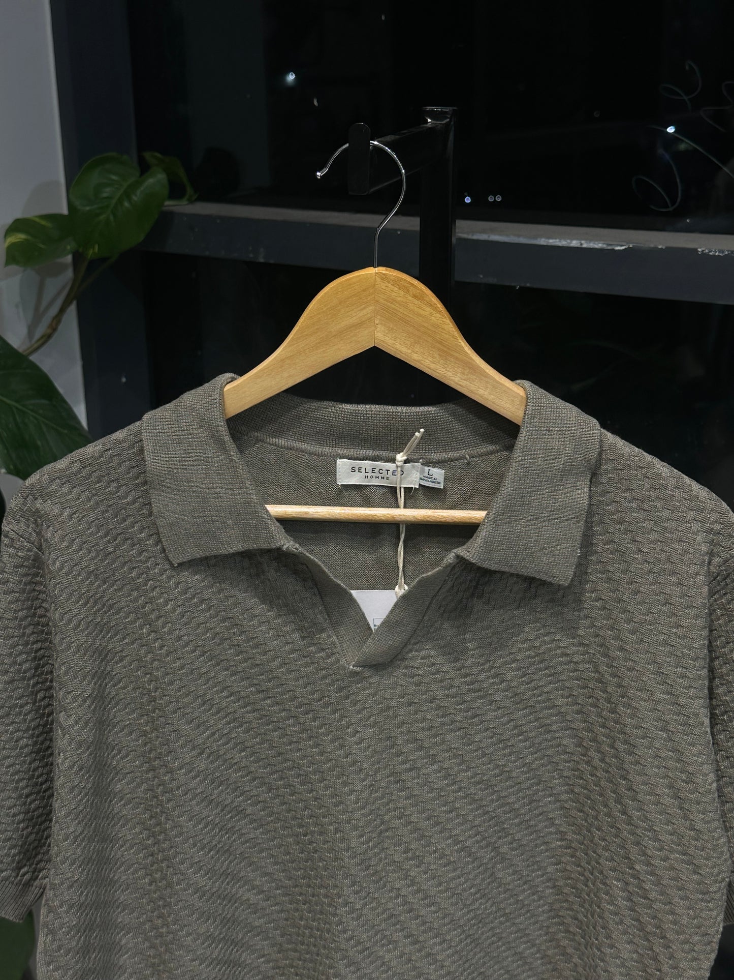 Cotton Craft Premium Knit Polo-Light Olive
