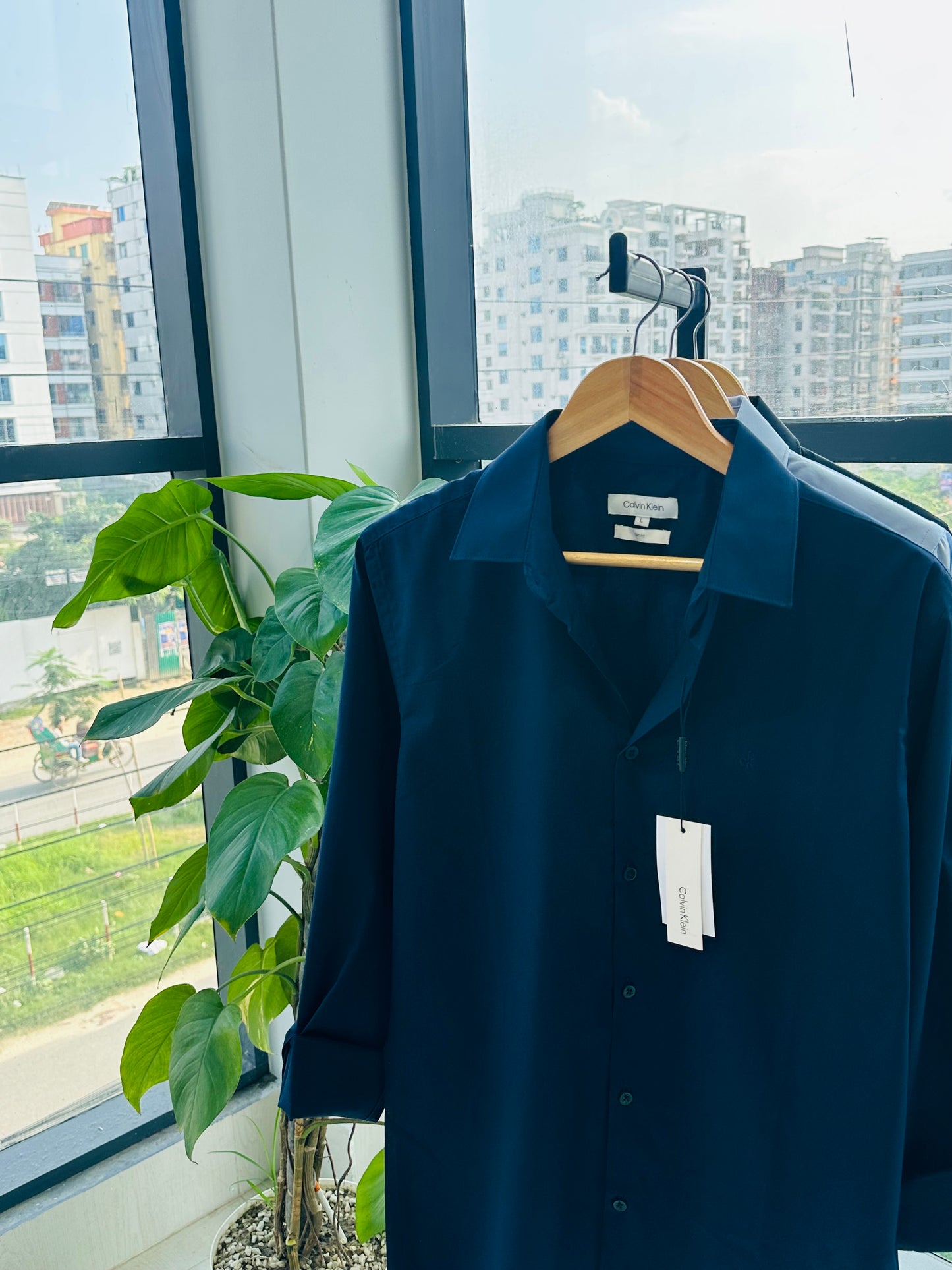 Classic Shirt-Navy Blue
