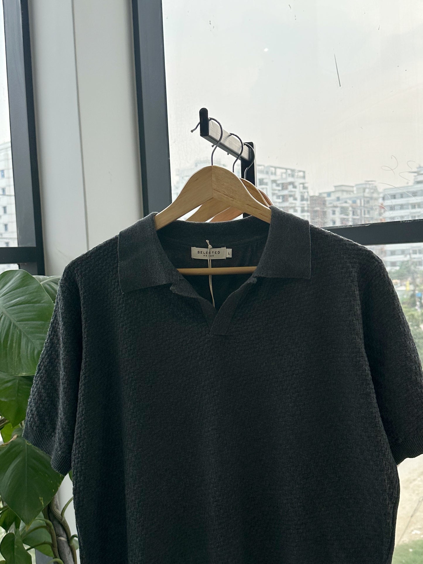 Cotton Craft Premium Knit Polo- Grey